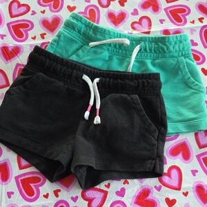Cat & Jack Black and Teal Kids Shorts